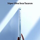 Baseus 03.MM İphone 14 Pro 6.1 Koruyucu Şeffaf Silikon Kılıf, Sararmaz Darbe Emici, Kamera Koruyucu
