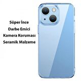 Baseus iPhone 14 Plus 6.7 Darbe Emici Kılıf ve Kırılmaz Ekran Koruyucu, Tam Koruma Seti, Sararmaz Kılıf