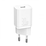 Baseus Type-C 30 Watt Hızlı Şarj Aleti Beyaz
