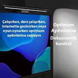 Baseus Dokunmatik Monitör Aydınlatma Işığı, Göz Korumalı Led Lamba, Klipsli Çalışma Masa Lambası