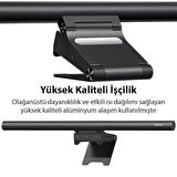 Baseus Dokunmatik Monitör Aydınlatma Işığı, Göz Korumalı Led Lamba, Klipsli Çalışma Masa Lambası