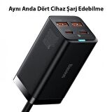 Baseus USB 100 Watt Hızlı Şarj Aleti Siyah