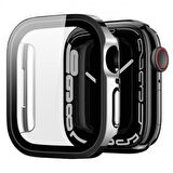 Polham Apple Watch Uyumlu Ultra 49mm Ful Koruma Kılıf Ve Ekran Koruyucu, Hard Armor Zırhlı Silikon Kılıf 