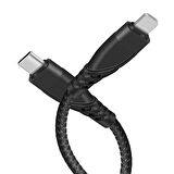 Polham 1 Metre 27W Ultra Hızlı Type-C To İPhone Lightning Şarj ve Data Kablosu, Süper Dayanıklı Kablo