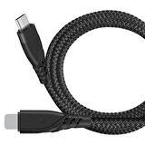 Polham 1 Metre 27W Ultra Hızlı Type-C To İPhone Lightning Şarj ve Data Kablosu, Süper Dayanıklı Kablo