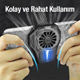 Polham Cold Clam Soğutma Teknolojili Oyuncular için Telefon Soğutma Fanı, Ultra Güçlü ve Sessiz Soğutucu