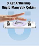 Polham Iphone 12,13,14 Serisi Magsafe Mıknatıslı Telefon Tutucu Stand, Yüzük Tipi Telefon Standı