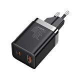 Baseus USB 30 Watt Hızlı Şarj Aleti Siyah