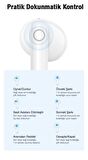 Baseus BT5.2V Dokunmatik 2 ENC Mikrofonlu Bluetooth Kulaklık, Uzun Şarjlı, Ergonomik Kulaktan Düşmez 