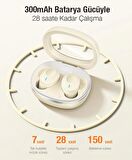 Polham BT5.3V 300Mah Şarjlı Kulakiçi Tasarımlı Bluetooth Kulaklık, Hifi Destekli Mikforonlu Kulaklık