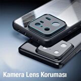 Polham Xiaomi 13 Pro Uyumlu Premium Buzlu Sert Kamera Koruyuculu Kılıf, Parmaz İzi Kalmaz Kılıf