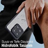 Polham Xiaomi 13 Pro Uyumlu Premium Buzlu Sert Kamera Koruyuculu Kılıf, Parmaz İzi Kalmaz Kılıf