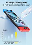 Baseus 2 Adet Nintendo Switch OLED 2019 İle Uyumlu Kırılmaz Ekran Koruyucu, 8K Görüntü Kaliteli Ekran Koruyucu