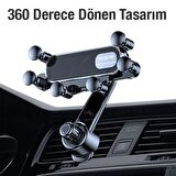 Polham Pro Model Tarantula Tipi Havalandırma Girişli Telefon Tutucu, 360 Derece Dönebilen Tutucu