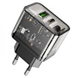 Polhammobile HC Series USB 20 Watt Hızlı Şarj Aleti Siyah
