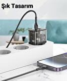 Polhammobile HC Series USB 20 Watt Hızlı Şarj Aleti Siyah