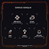 Polham 100W 5in1 Type C Çevirici Çoğaltıcı HUB, 3x USB, 1x HDMİ, 1x Type C Çoğaltıcı Adaptör