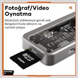 Polham 10in1 100 Type C Çoğaltıcı HUB, 1x Type C, 3x USB, 1x HDMİ, 1x RJ45, 1x SD/TF, 1x VGA, 1x 3.5MM Aux