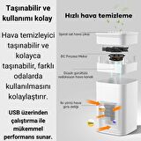 Polham Sessiz 30 Metrekare Etkili Hava Temizleme,Kötü Koku Giderme ve Sigara Dumanı Temizleme Cihazı Yeşil