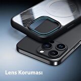 Polham iPhone 15 Plus İle Uyumlu Magsafeli Mat Silikon Kılıf, Darbe Emici, Kamera Korumalı Kılıf
