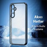 Polham Samsung Galaxy S23 FE İle Uyumlu Mat Silikon Kılıf, Buzlu Sert Solmaz Parmaz İzi Önleyici Kılıf