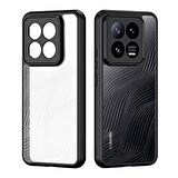 Polham Xiaomi 14 Pro İle Uyumlu Mat Silikon Kılıf, Buzlu Sert Solmaz Parmaz İzi Önleyici Kılıf