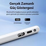 Polham Dux Series Uzun Şarjlı Apple İpad Serisi İçin Stylus Kalem, Hassas Çizim Kalemi, Şarj Durum Göstergeli Kalem