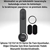 Polham 15W Manyetik Kablosuz Araç Şarj Aleti, Torpido Üstü, Konsol ve Ekrana Yapışan Telefon Tutucu