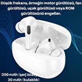 Polham BT5.3V 300Mah Şarjlı Mikrofonlu Bluetooth Kulakiçi Kulaklık, Hifi Bas Destekli, Su Geçirmez