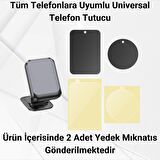 Polham SafeCar Klipsli Havalandırma Girişli Araç İçi Telefon Tutucu,Titremez,Düşmez Telefon Tutucu