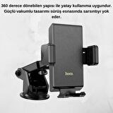 Polham Vakumlu Torpido Üstü, Cam İçin Araç İçi Telefon Tutucu, Süper Vantuzlu Universal Telefon Tutucu
