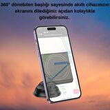 Polham Torpido Üstü Magsafe Manyetik Araç İçi Telefon Tutucu, Süper Güçlü Mıknatıslı Telefon Tutucu