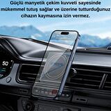 Polham Airvent Magsafe Manyetik Araç İçi Telefon Tutucu,Süper Mıknatıslı,Titremez,Düşmez Telefon Tutucu
