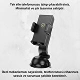 Polham 15W Kablosuz Şarjlı Araç İçi Telefon Tutucu, Torpido Üstü Vantuzlu Ultra Stabil Telefon Tutucu