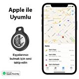 Polham Apple Lisanslı Akıllı Takip, Kayıp Cihazı Air Tag Kedi Köpek Araç Bavul Kayıp Bulma Cihazı
