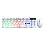 Polham Mekanikal Ultra Sessiz RGB Işıklı Kablolu Mouse Klavyesi Seti, Su Geçirmez, Hızlı Bağlantılı