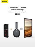 Baseus BT5.3V 600Mah Süper Uzun Şarjlı Çift Cihaz Bağlantılı Mikrofonlu Bluetooth Kulaklık, 3D surround