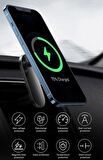 Baseus 15W Hızlı Araç içi İphone 13, 13 Pro ve 13 Pro Max Magsafe Kablosuz Şarjlı Telefon Tutucu