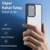 Polham Poco X5 Pro 5G İle Uyumlu Mat Silikon Kılıf, Buzlu Sert Solmaz Parmaz İzi Önleyici Kılıf