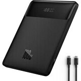 Baseus Super 100 W 20000 mAh Hızlı Şarj Powerbank Siyah 