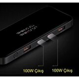 Baseus Super 100 W 20000 mAh Hızlı Şarj Powerbank Siyah 