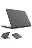 Macbook Air M2/M3 13.6 inç Uyumlu Standlı İnce Lüks Deri Koruyucu Kılıf