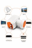 FURY SP-201 İkili Universal LNB Full HD 4K UHD Çanak Anten Uydu Alıcı Başlığı