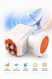 FURY SP-401 Dörtlü Universal LNB Full HD 4K UHD Çanak Anten Uydu Alıcı Başlığı
