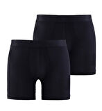 Blackspade Erkek Siyah Boxer 2'li Paket Mood 9324