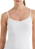 Kadın İnce Askılı Atlet Comfort Elegance 1365 - Beyaz