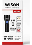 Wıson Ws-5260 25watt 2500 Lumen Uzun Menzilli El Feneri 