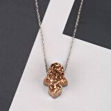 Gümüş Rengi Kaplama Fatma Ana Eli Gümüş Kolye