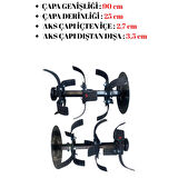Fırtına 310 Dizel Çapa Makinesi Marşlı Farlı 7 Hp (Teker Takımlı)