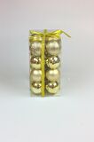 YILBAŞI GOLD TOP AĞAÇ SÜSÜ 5 CM KARMA SET 16'LI